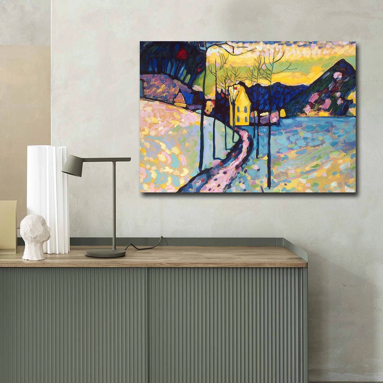 Tablou decorativ, 70100FAMOUSART-035, Canvas, 70 x 100 cm, Multicolor