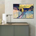 Tablou decorativ, 70100FAMOUSART-035, Canvas, 70 x 100 cm, Multicolor