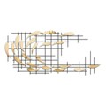 Decoratiune de perete, Sheen, Metal, Latime: 100 cm / Inaltime: 45 cm / Adancime: 4 cm, Multicolor