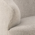 Fotoliu Westport, Actona, 80x80x76.5 cm, rotativ, tesatura Boucle/otel, bej