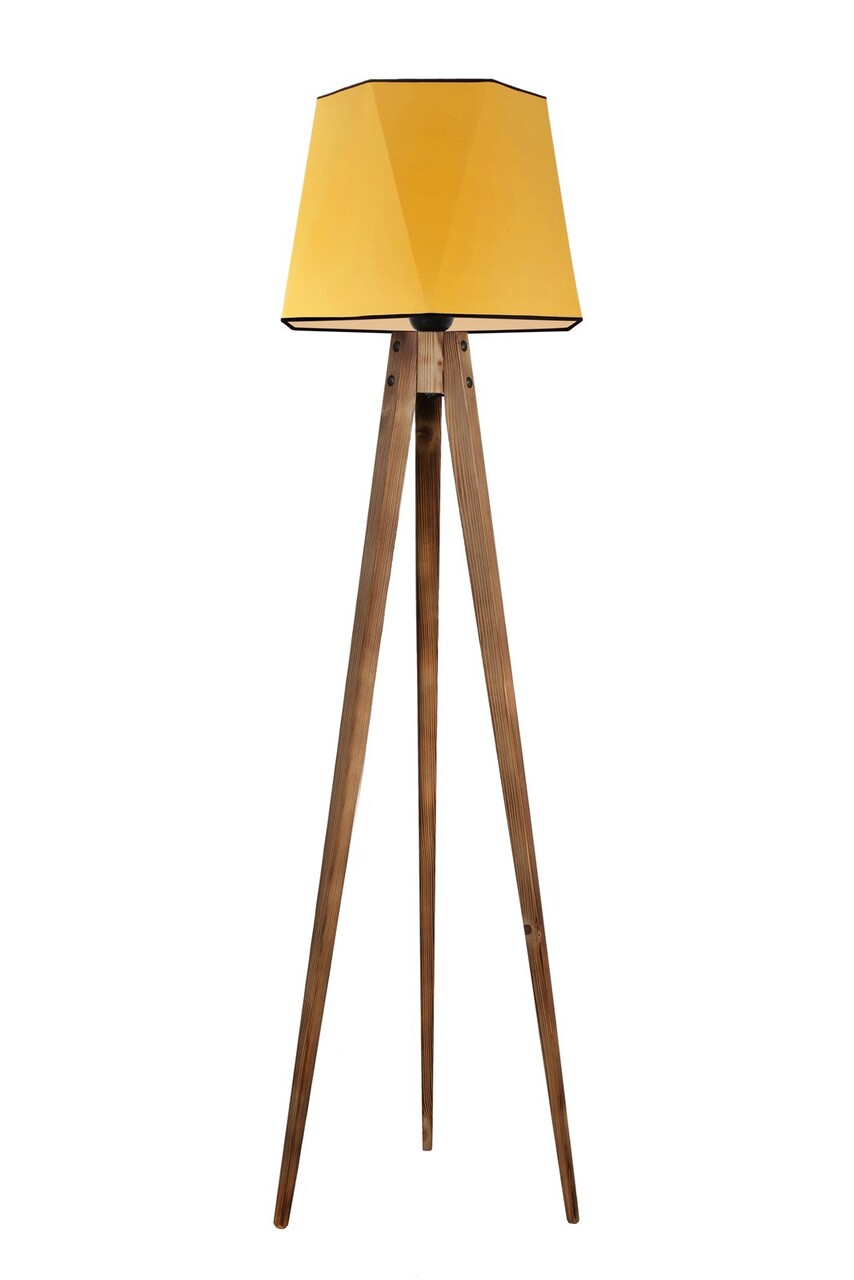 Lampadar, Luin, 534LUN3289, Lemn, Galben mustar