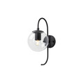 Aplica de perete, Fulgor, 942FLG2125, Metal, Negru