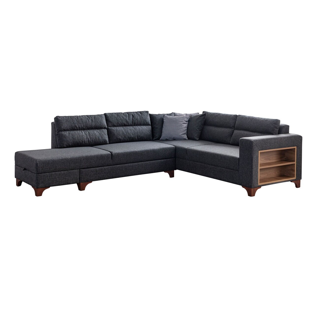 Coltar, Atelier del Sofa, 752EST1390, Lemn de carpen/PAL melaminat, Antracit - view 8