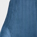 Scaun Pema, Homla, 60x56x82 cm, lemn/catifea din poliester, albastru