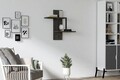 Raft de perete, Asse Home, Herra , 40x60x20 cm, PAL , Antracit