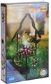 Lampa de gradina Bird yellow, 18x8x66 cm, metal, galben
