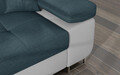 Coltar extensibil stanga 4 locuri ELTAP, Armd-68, Armando, 289x203x85 cm, lemn/poliester, albastru/alb