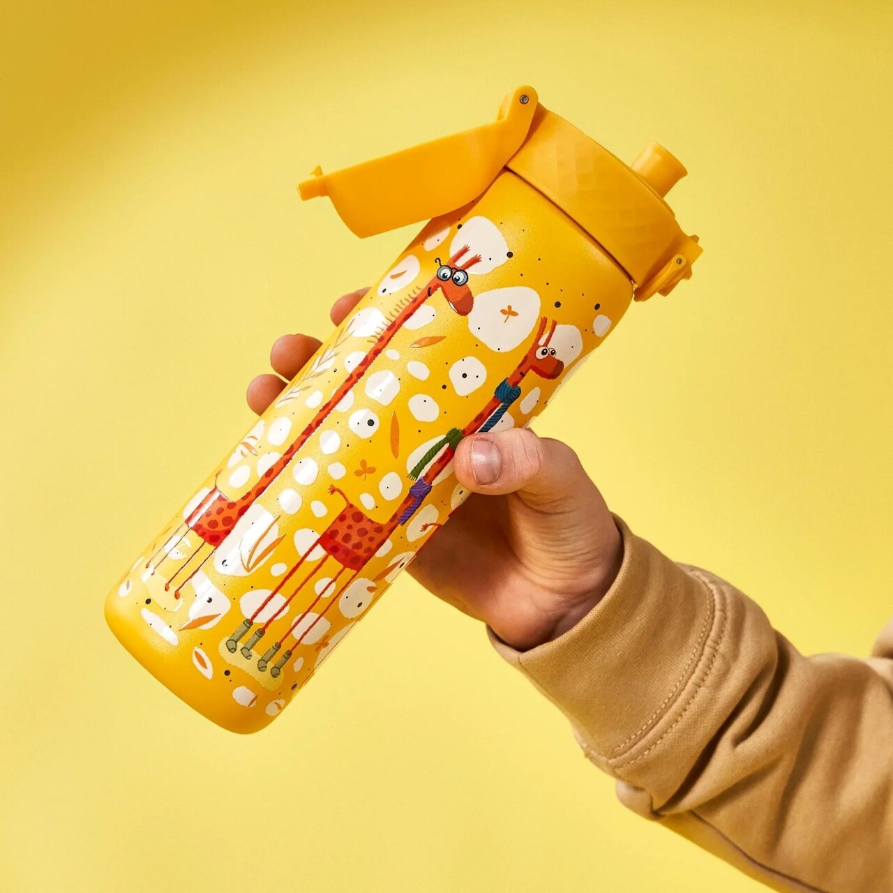 Sticla apa pentru copii, inox, 600ml, Giraffes - Ion8 - view 5
