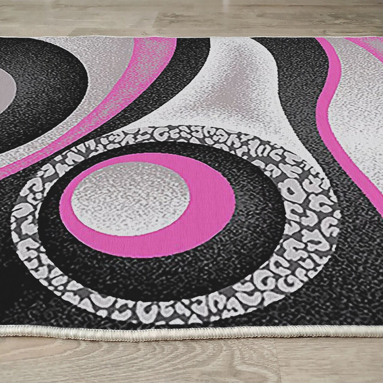 Covor, Woopamuk251, 140x220 cm, Bumbac/Poliester, Roz - view 5