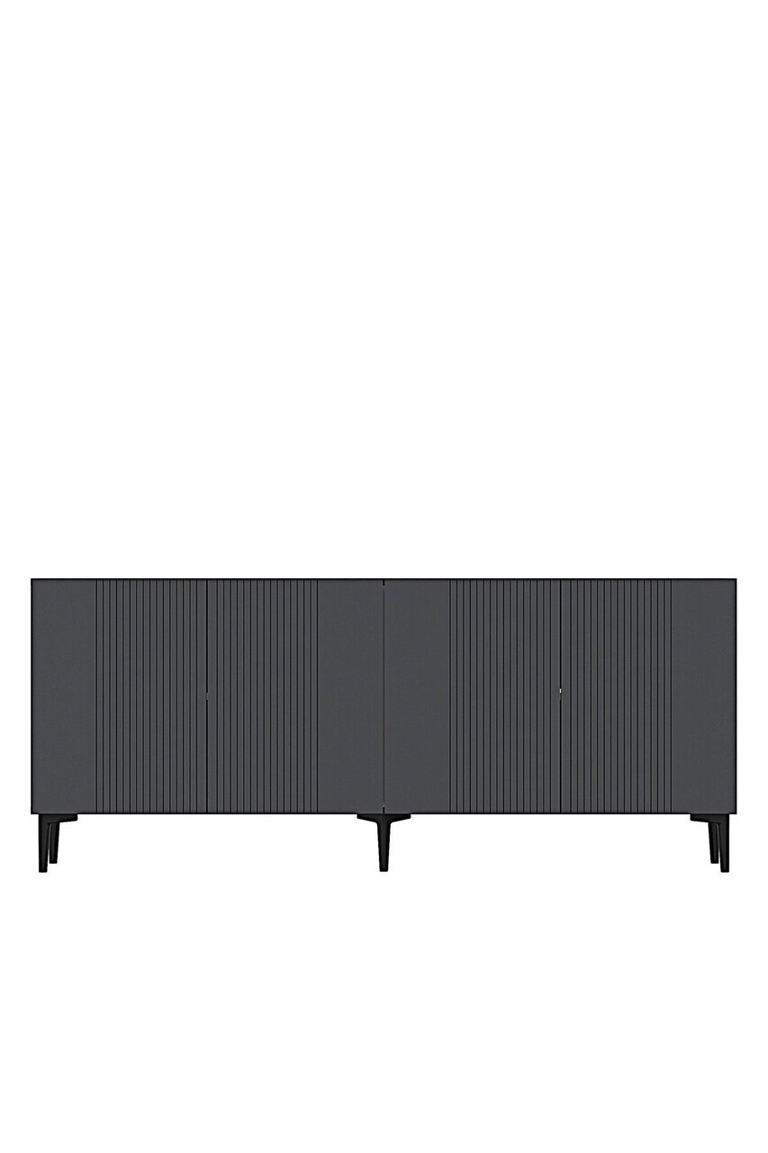 Consola, Hanah Home, Corsa 180, 180x75x32 cm, Antracit — imaginea 4
