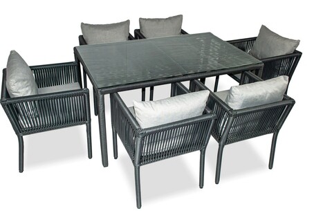 Set mobilier de gradina, jumilla, vera 150, gri