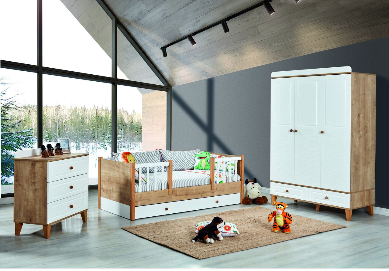 Dulap, Hanah Home, Tiffany, 80x91x45 cm, PAL, Maro - view 2