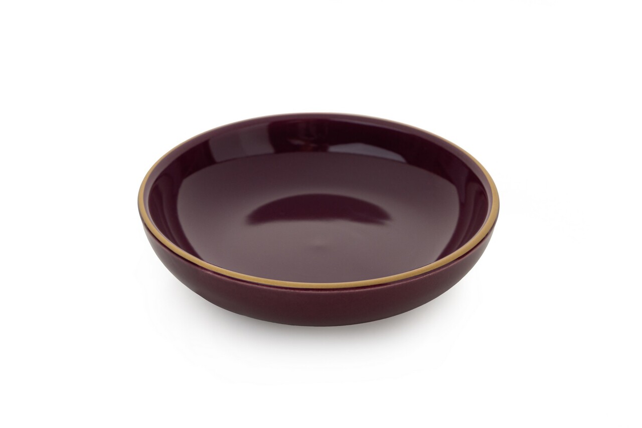 Set boluri ceramice pentru sos, Hermia, 275KRM1463, Antibacterian, Mov - imagine 3