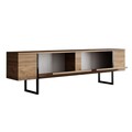 Comoda TV, Bexley, Luxe, Pin Atlantic / Negru