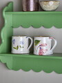 Set 2 cani, Bloomingville, Camilla, 10x9 cm, 430 ml, ceramica, multicolor