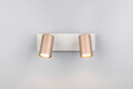 Plafoniera Marley, TRIO, 30x9x15 cm, 35W, 2x GU10, metal, alb/bronz