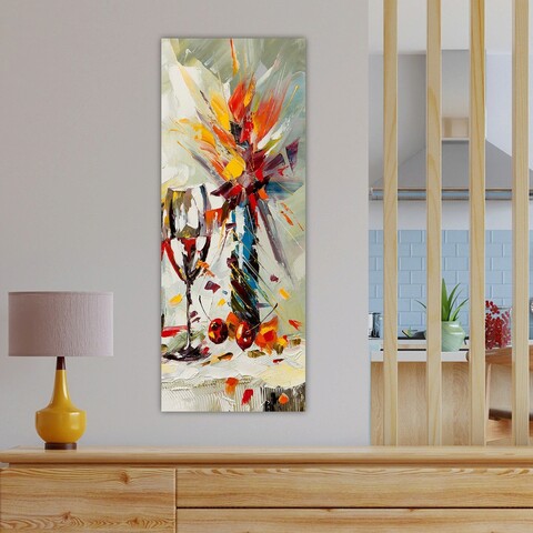 Tablou decorativ, DKY52163605_3080, Canvas, 30 x 80 cm, Multicolor mezoni.ro