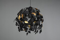 Candelabru Leavy, RL, 38x150 cm, 28W, 1x E27, metal, negru mat/auriu