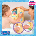 Set de joaca pentru baie, casa Peppei, Peppa Pig Tomy, 25x19x80 cm, plastic, multicolor