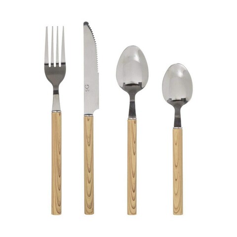 Set tacamuri 24 piese Indonesia, 5five, inox 5five