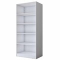 Dulap pentru haine, Hanah Home, BA297, 90x210x57.5 cm, Alb