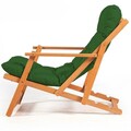 Set masa si scaune de gradina, Meya Dekor, My007, Lemn de fag, Verde / Natural