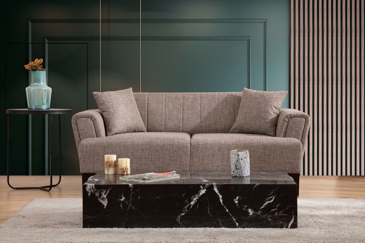 Canapea 2 locuri Atelier del Sofa 560ARE2236 Maro deschis