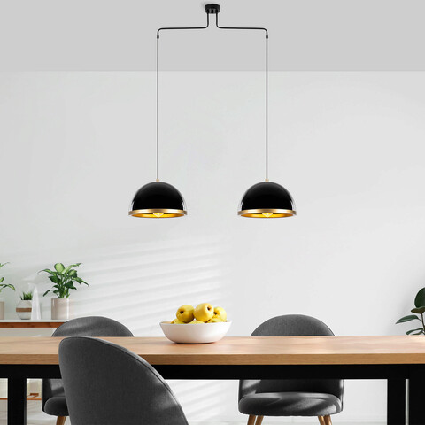 Lustra, Fulgor, 942FLG1442, Metal, Negru