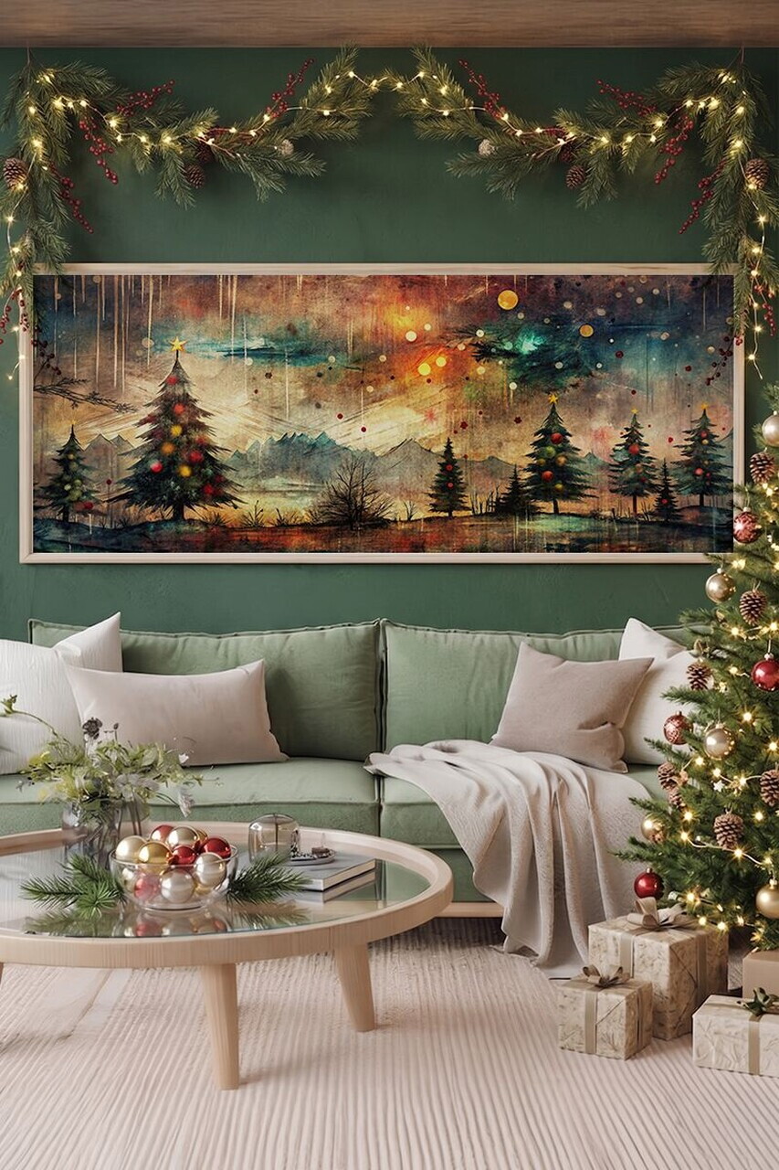 Tablou decorativ, Artnwyyty11-3370, MDF, Multicolor — imaginea 2