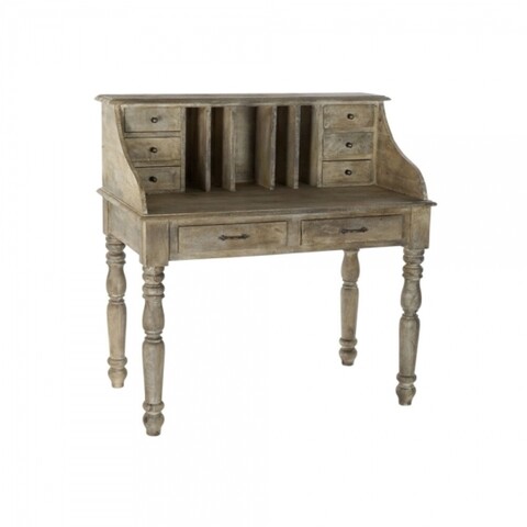 Birou, dkd home decor, 108 x 60 x 109 cm, lemn de mango, maro