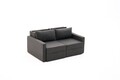 Canapea extensibilă cu 2 locuri, Balcab Home, 825BLC5414, Cadru: 100% LEMN DE BRAD, Antracit