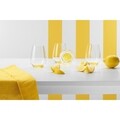 Set 4 pahare, Villeroy & Boch, Colourful Life Lemon Pie, 420 ml, sticla cristal, galben