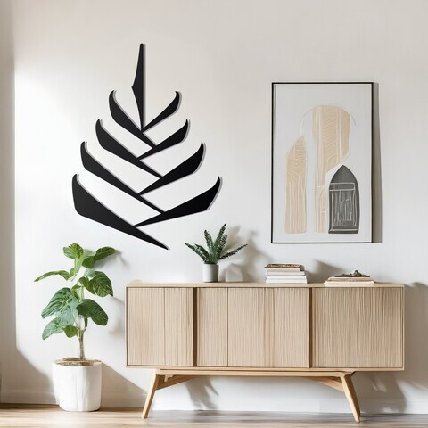Decoratiune de perete, DCV-1059-MT, Dimensiune: 70 x 50 cm, Negru