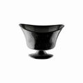 Cupa pentru inghetata, 9.5 x 11 x 13.5 cm, 350 ml, plastic, negru