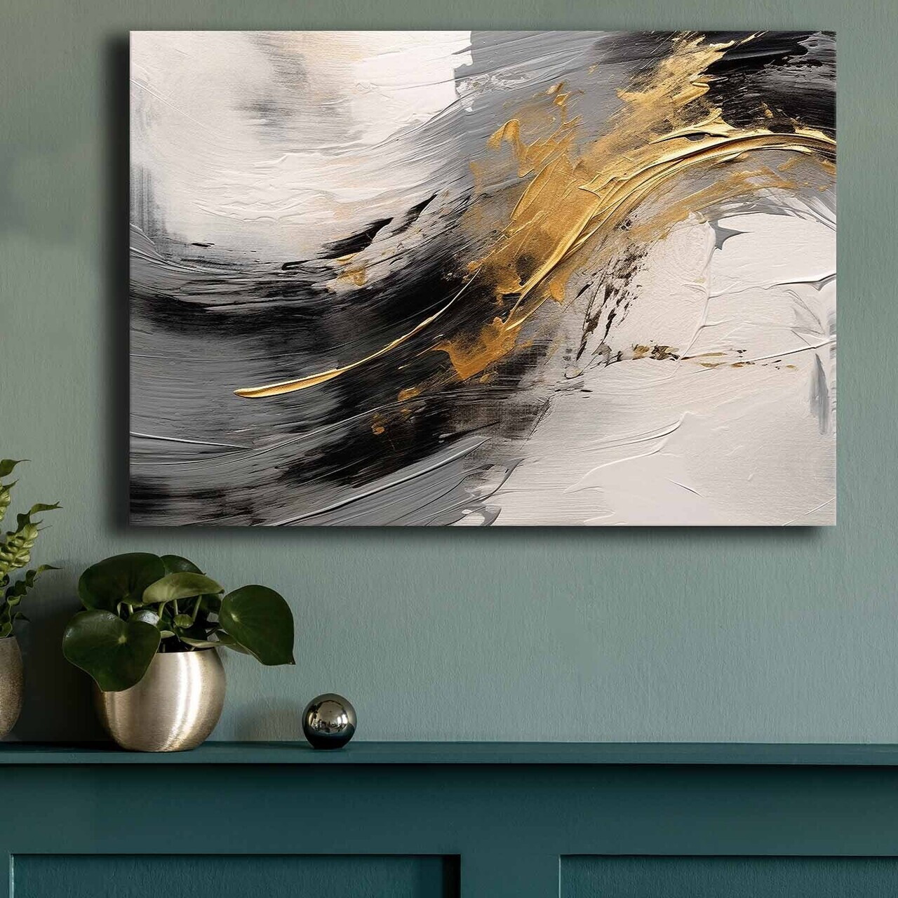 Tablou decorativ 70100GSC-006 PÂNZĂ Lemn Multicolor