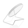 Oglinda cosmetica, factor marire x7, Versa, 16.5 x 7.5 x 18 cm, fier, alb