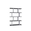 Corp biblioteca, Colman, Harmon, 90x25x127.4 cm, PAL, Antracit/Alb