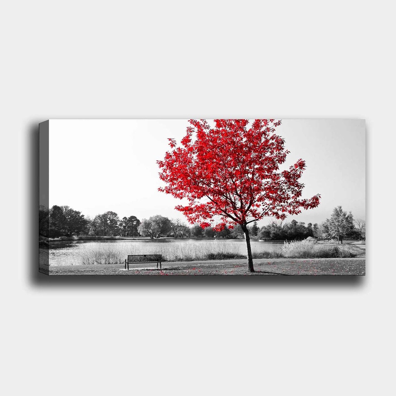 Tablou decorativ, YTY247248526_3080, Canvas, 30 x 80 cm, Multicolor