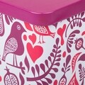 Cutie cu capac Bird, Creaciones Meng, 11x8.5x16 cm, metal