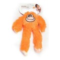 Jucarie de plus pentru caini Monkey L, Gloria, 45 x 11 x 44 cm, poliester, portocaliu