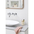 Suport periute si pasta de dinti, Brabantia, Soft Beige, 7.6x7.6x11 cm, polipropilena, bej