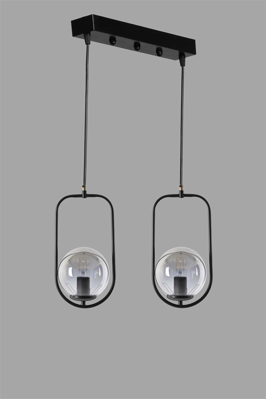 Lustra, Stala, 846STL2884, Metal, Negru - 2 | YEO