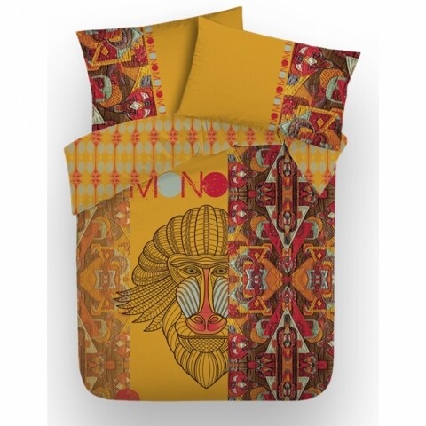 Lenjerie de pat double, 3 piese, Mono