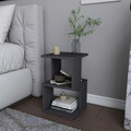 Noptiera, Retricy, Carter, 29.6x29.6x49.4 cm, PAL, Antracit