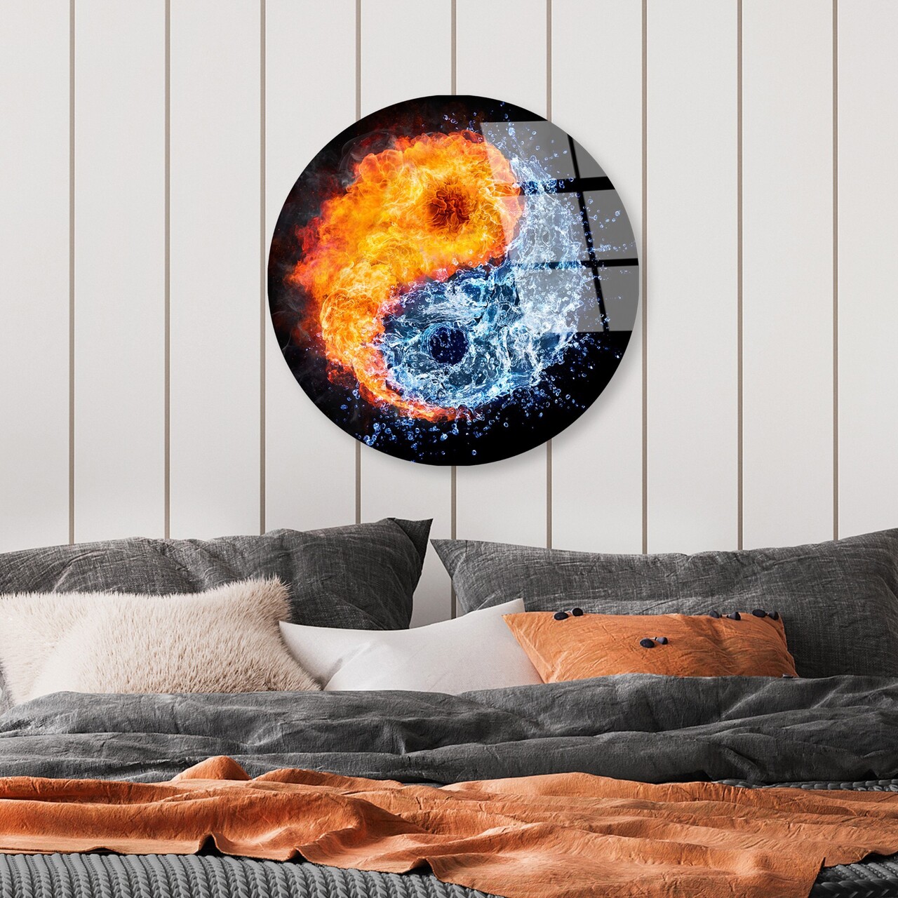Tablou decorativ, UV-1142, ø30 cm, Multicolor - view 2