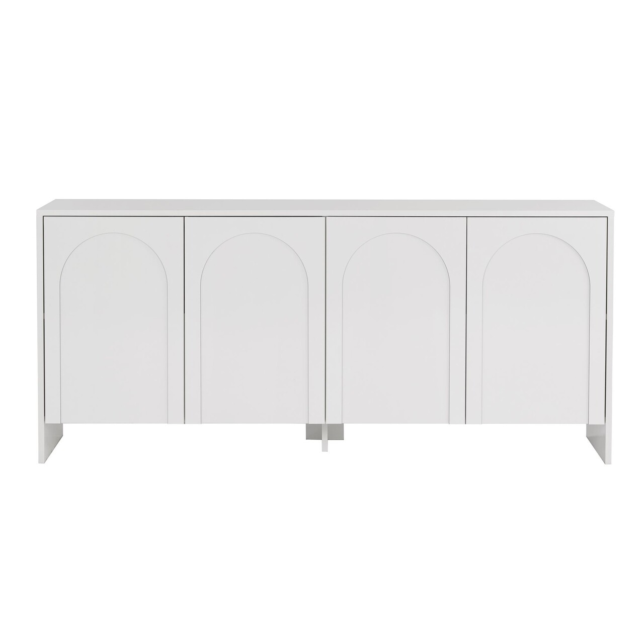 Consola, Nordure, Arlen, 180x80x45 cm, Alb - imagine 8