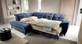 Coltar extensibil stanga 5 locuri ELTAP, LT-40REL, Inferne, 297x210x107 cm, lemn/poliester, albastru