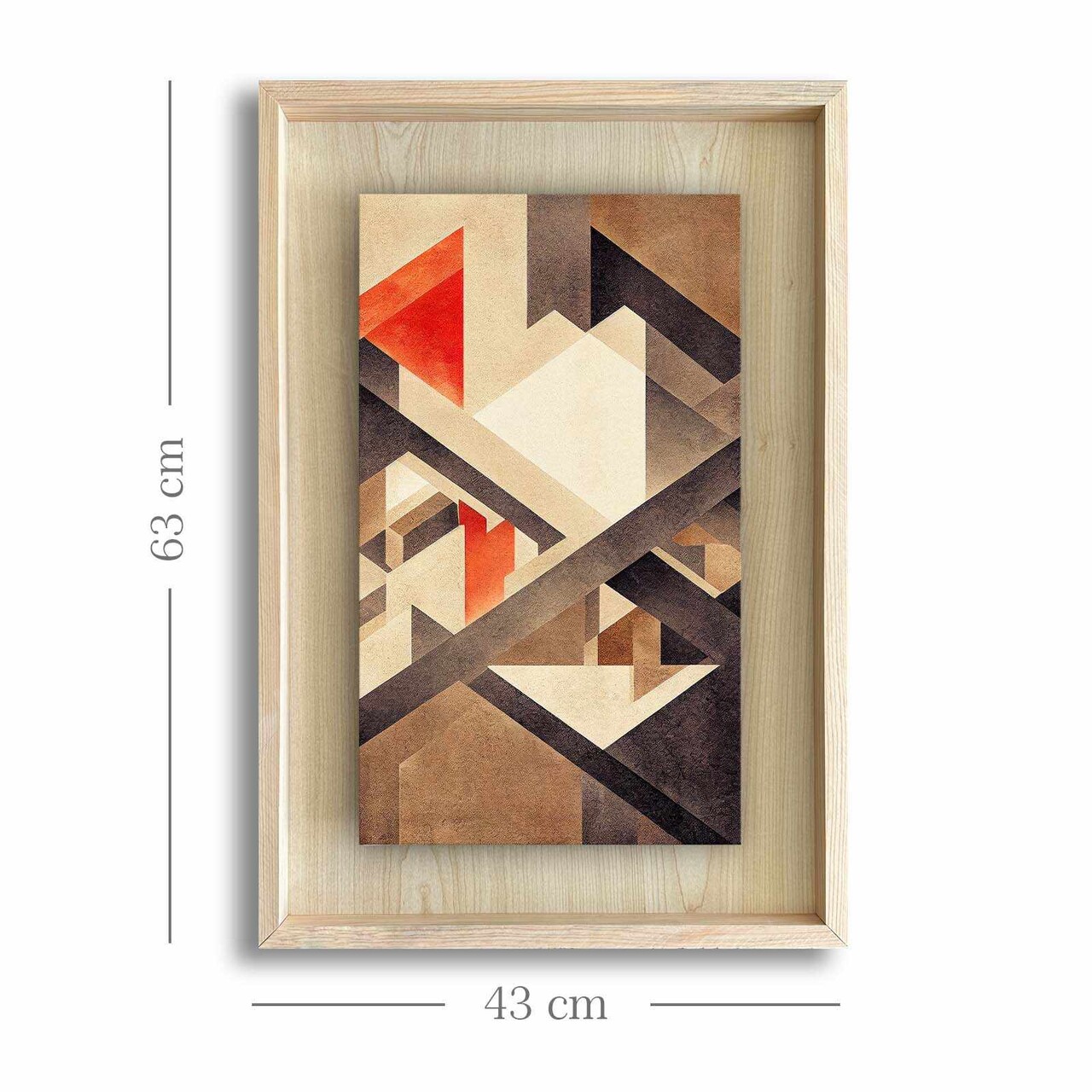 Tablou decorativ, Ahsakca, Fundal: 100% MDF de arțar (grosime: 2,7 mm) Vopsea: 100% MDF (grosime: 5 mm), Multicolor - view 6