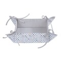 Cos pentru paine Nordic Dotty, Ambition, 21x21 cm, textil