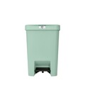 Cos de gunoi cu pedala, Brabantia, StepUp, 25 L, 35.2x28x40.9 cm, polipropilena, verde jad